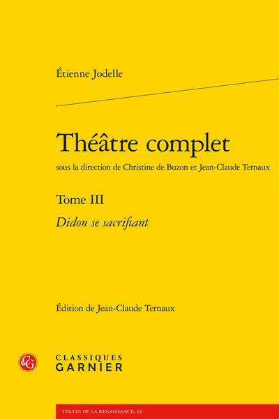 Théâtre complet, Didon se sacrifiant (9782406131540-front-cover)
