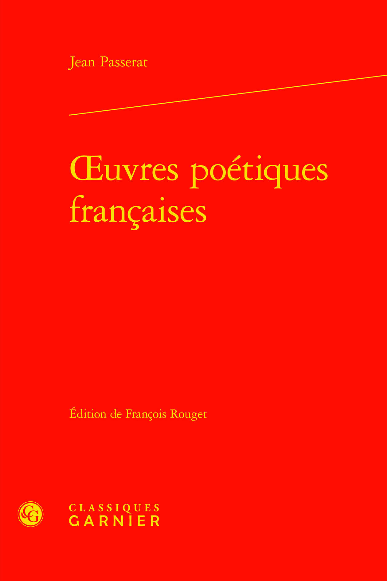 oeuvres poétiques françaises (9782406110682-front-cover)