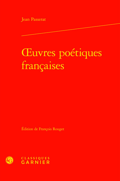 oeuvres poétiques françaises (9782406110682-front-cover)