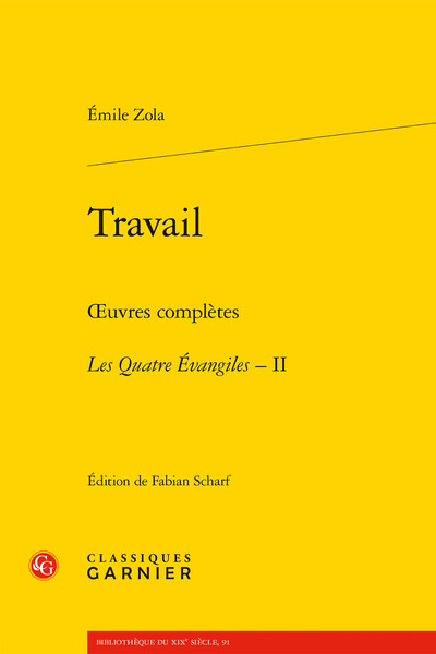 Travail, oeuvres complètes - Les Quatre Évangiles, II (9782406120766-front-cover)