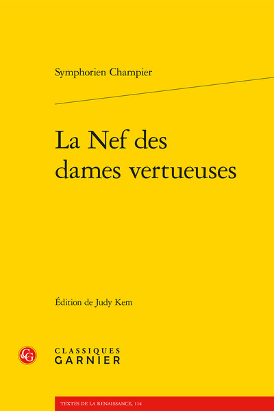 La Nef des dames vertueuses (9782406128274-front-cover)