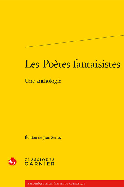 Les Poètes fantaisistes, Une anthologie (9782406114369-front-cover)