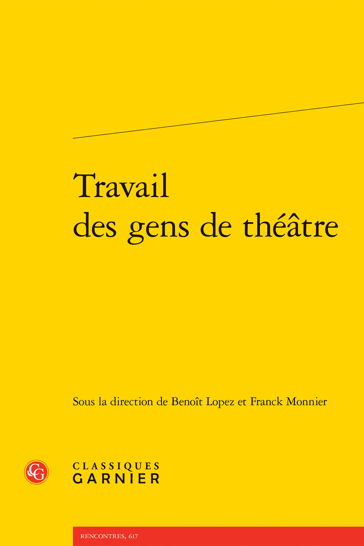 Travail des gens de théâtre (9782406165125-front-cover)