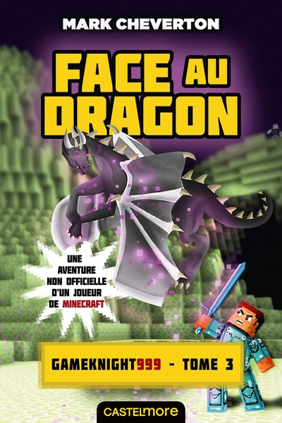 Minecraft - Les Aventures de Gameknight999, T3 : Face au dragon (9782362311529-front-cover)