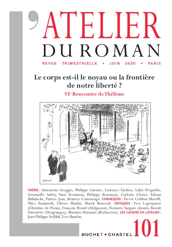 Revue Atelier du Roman N°101, Le corps est-il le noyau ou la frontière de notre liberté ? (9782283034132-front-cover)