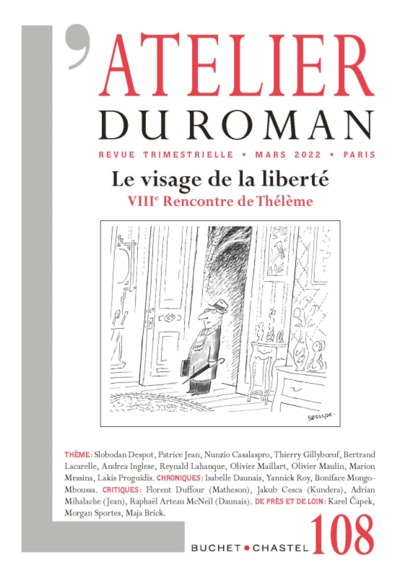 Revue Atelier du roman N°108, Le visage de la Liberté (9782283036129-front-cover)