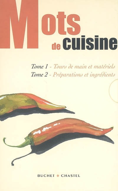 MOTS DE CUISINE COFFRET 2 VOLS (9782283021385-front-cover)