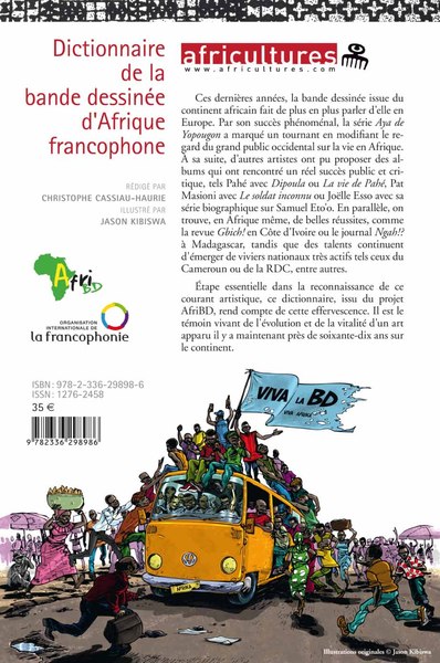 Africultures, Dictionnaire de la bande dessinée d'Afrique francophone (9782336298986-back-cover)