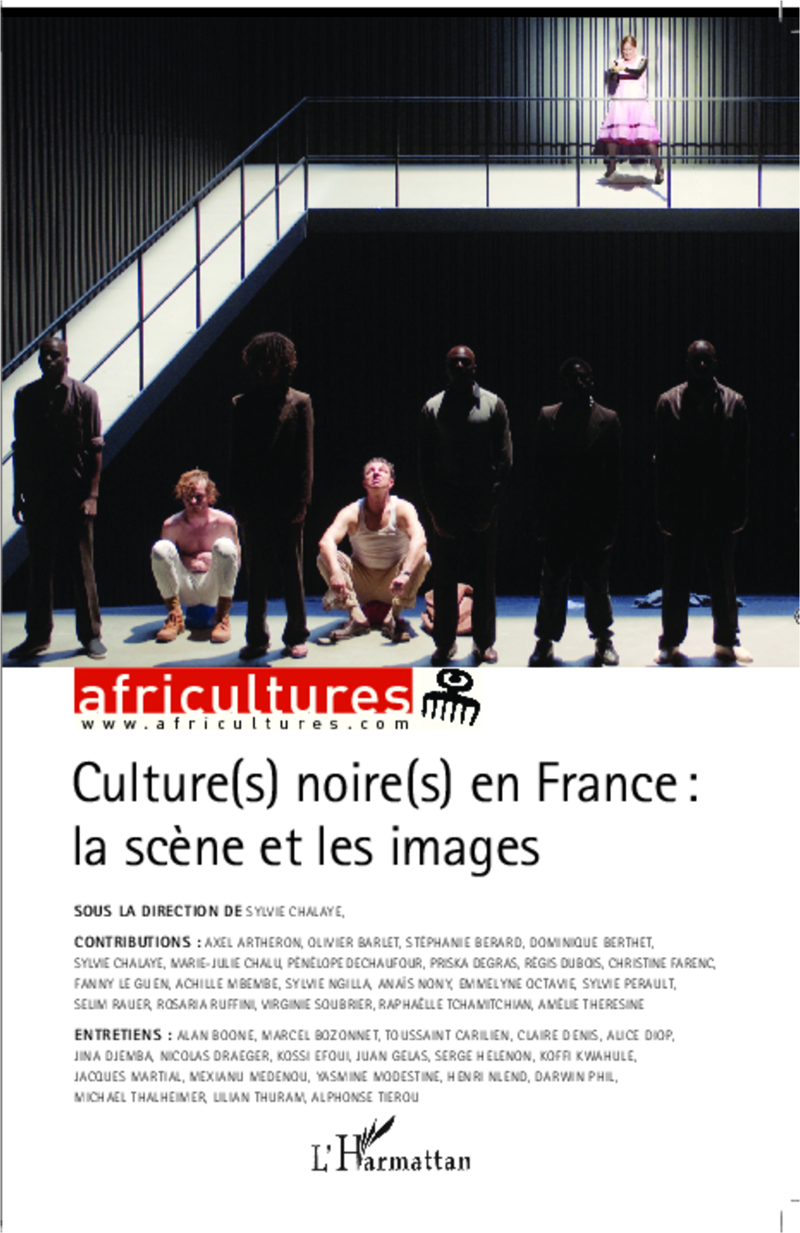 Africultures, Culture(s) noire(s) en France : la scène et les images (9782336298979-front-cover)