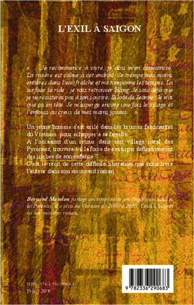 L'exil à Saigon, Roman (9782336290683-back-cover)