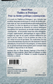Théâtre et politique, Pour un théâtre politique contemporain (9782336298498-back-cover)