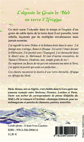 L'odyssée de Grain de Bled en terre d'Ifriqiya (9782336290416-back-cover)