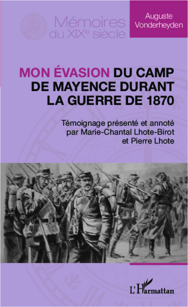 Mon évasion du camp de Mayence durant la guerre de 1870 (9782336290171-front-cover)