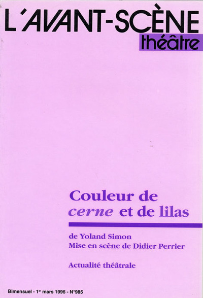 Couleurs de Cerne et de Lilas (9782749804088-front-cover)