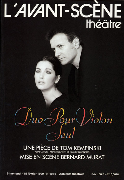 Duo Pour Violon Seul (9782749804590-front-cover)