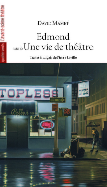 Edmond suivi de Une vie de théâtre (9782749814773-front-cover)