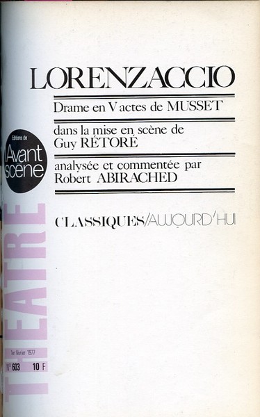 Lorenzaccio (9782749801315-front-cover)