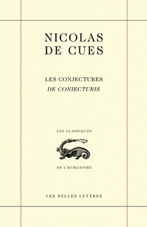 Les Conjectures / De Coniecturis (9782251345000-front-cover)