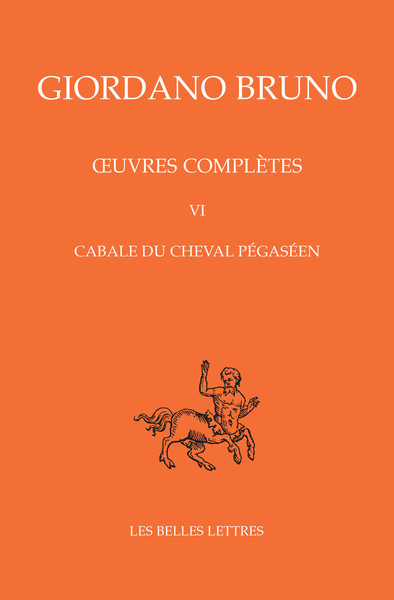 Œuvres complètes. Tome VI : Cabale du cheval pégaséen (9782251344447-front-cover)
