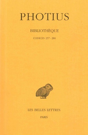 Bibliothèque. Tome VIII : Codices 257-280 (9782251322278-front-cover)