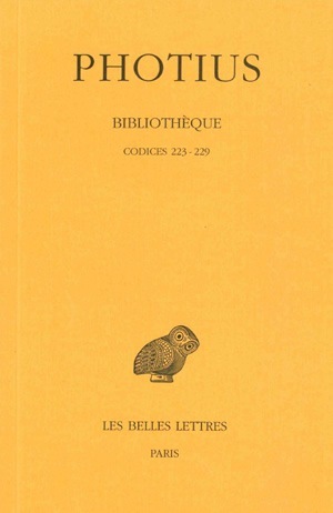Bibliothèque. Tome IV : Codices 223-229 (9782251322230-front-cover)