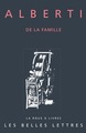 De la Famille (9782251339726-front-cover)