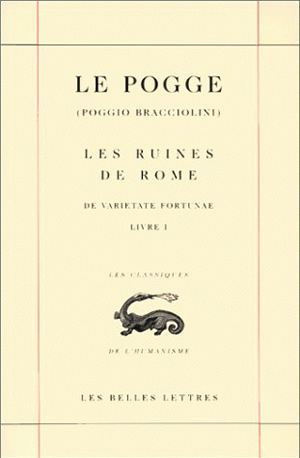 Les Ruines de Rome / De varietate fortunae, Livre I / Liber I (9782251344492-front-cover)