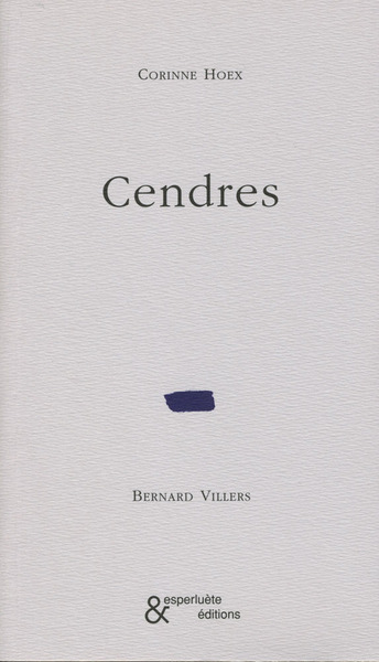 Cendres (9782930223322-front-cover)