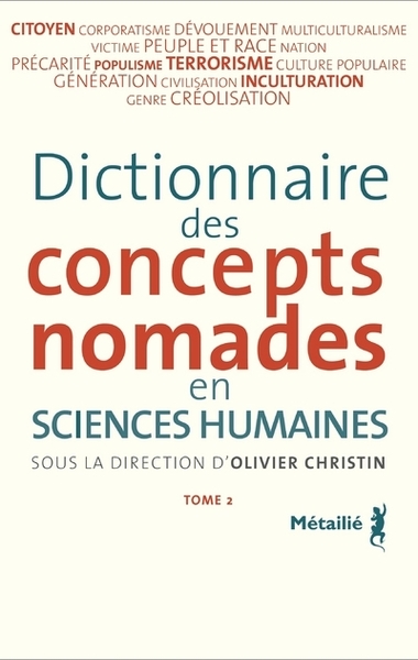 Dictionnaire des concepts nomades tome 2, tome 2 (9791022604543-front-cover)