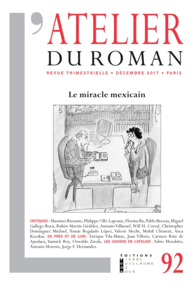 REVUE ATELIER DU ROMAN, LE MIRACLE MEXICAIN (9782363712240-front-cover)