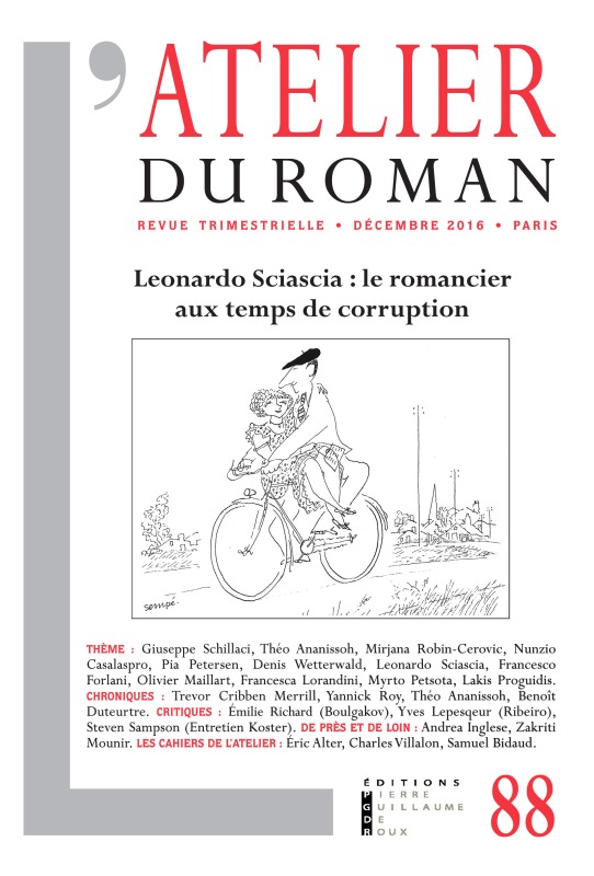 REVUE ATELIER DU ROMAN, LE ROMANCIER AUX TEMPS DE CORRUPTION (9782363711946-front-cover)