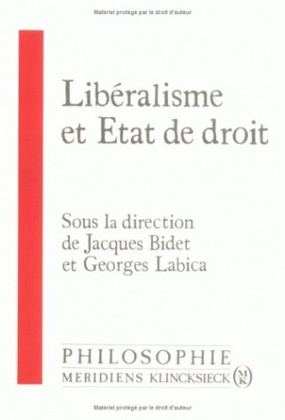 Libéralisme et état de droit (9782865633029-front-cover)