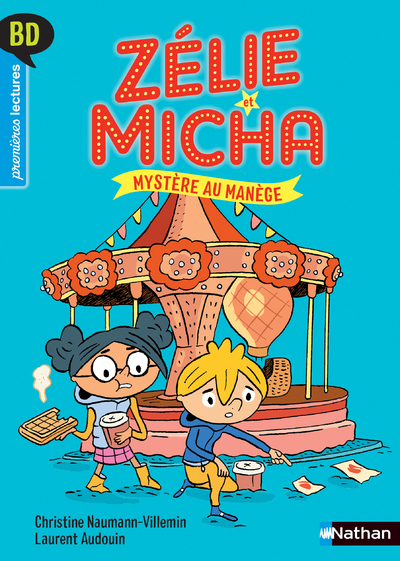 Zélie et Micha - tome 2 Mystère au manège (9782092493090-front-cover)
