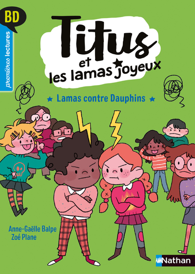 Titus et les lamas joyeux - tome 3 Lamas contre Dauphins (9782092491904-front-cover)