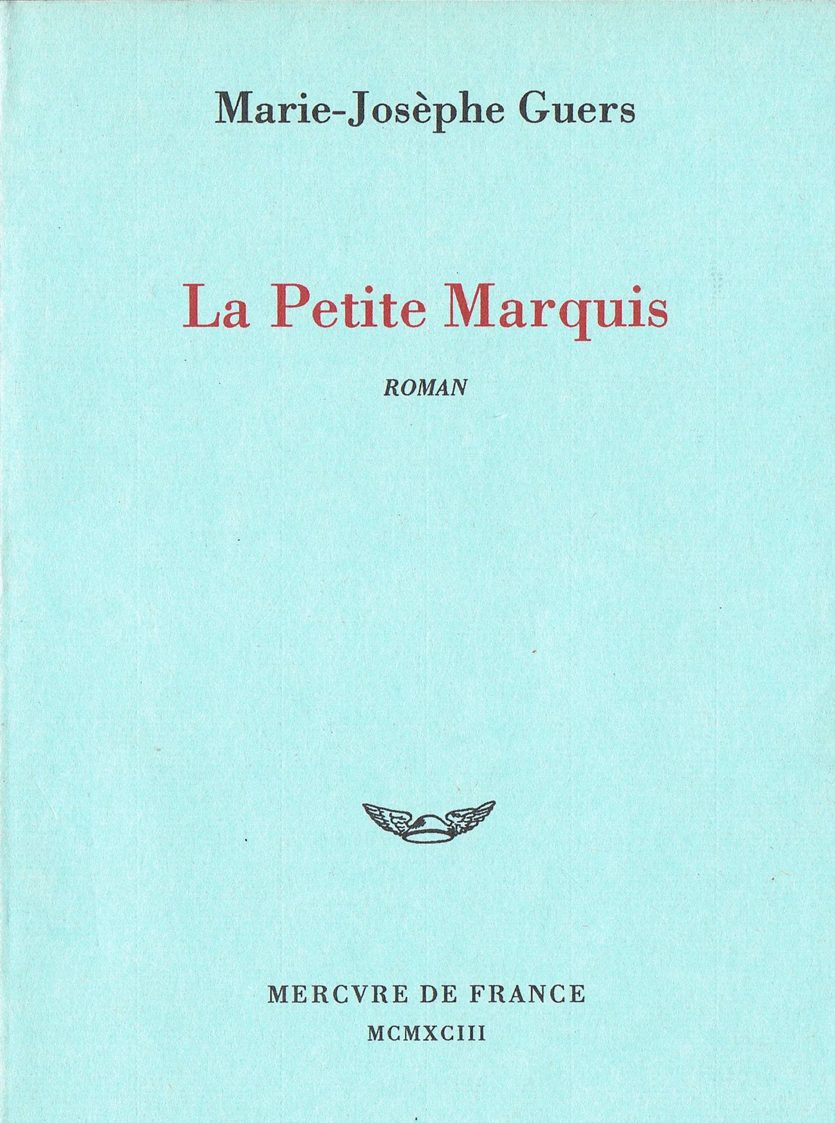 La petite Marquis (9782715218147-front-cover)