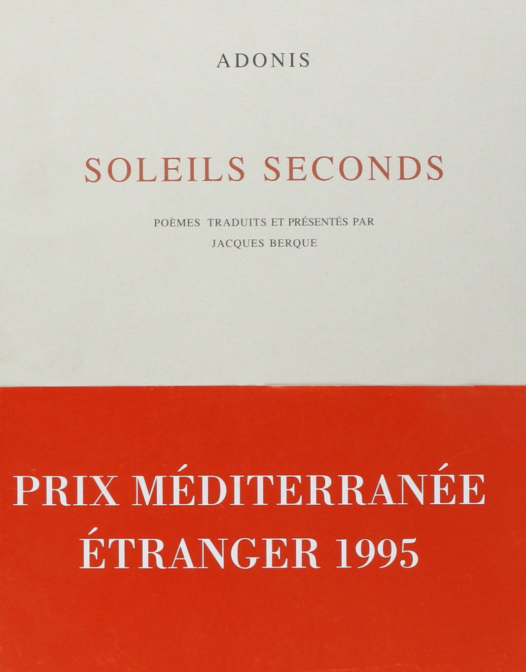 Soleils seconds (9782715218871-front-cover)