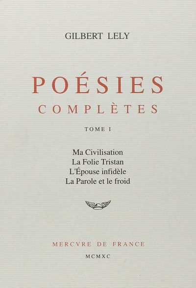 Poésies complètes (9782715216112-front-cover)