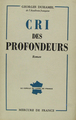 Cri des profondeurs (9782715202795-front-cover)