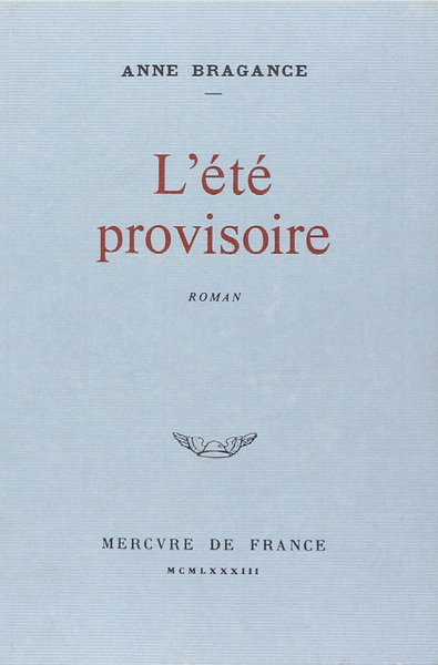 L'été provisoire (9782715201552-front-cover)