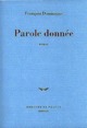 PAROLE DONNEE (9782715221253-front-cover)
