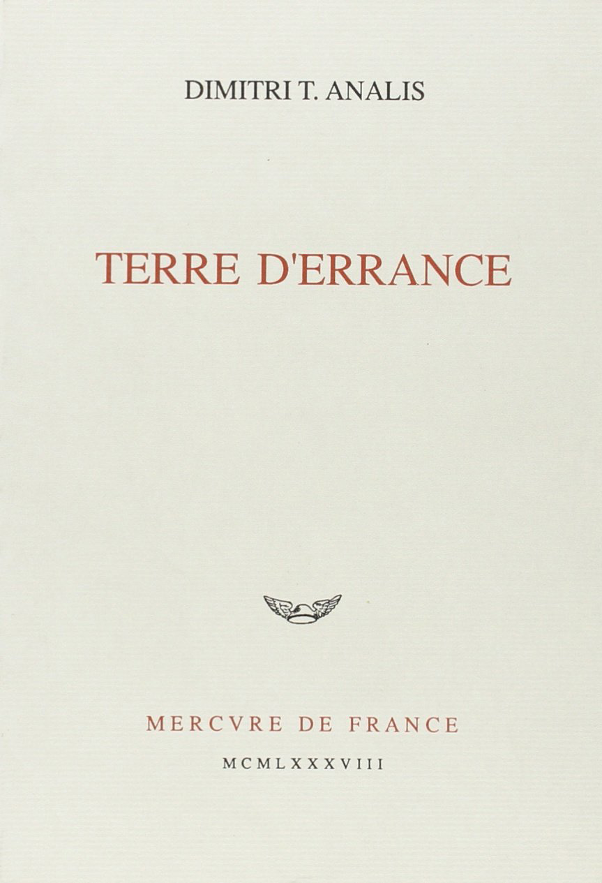 Terre d'errance (9782715215399-front-cover)