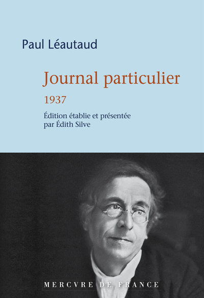 Journal particulier, 1937 (9782715255074-front-cover)