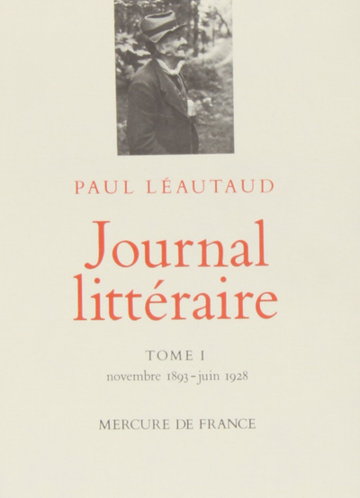Journal littéraire, Novembre 1893 - juin 1928 (9782715213883-front-cover)