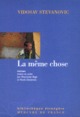 La même chose (9782715219267-front-cover)