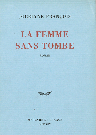 La femme sans tombe (9782715219151-front-cover)