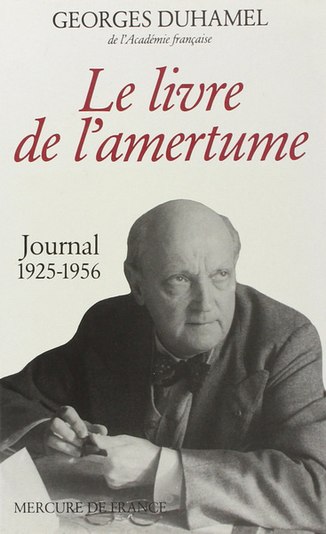 Le livre de l'amertume, Journal (1925-1956) (9782715201750-front-cover)