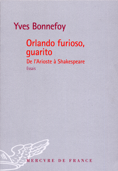 Orlando furioso, guarito, De l'Arioste à Shakespeare (9782715233737-front-cover)