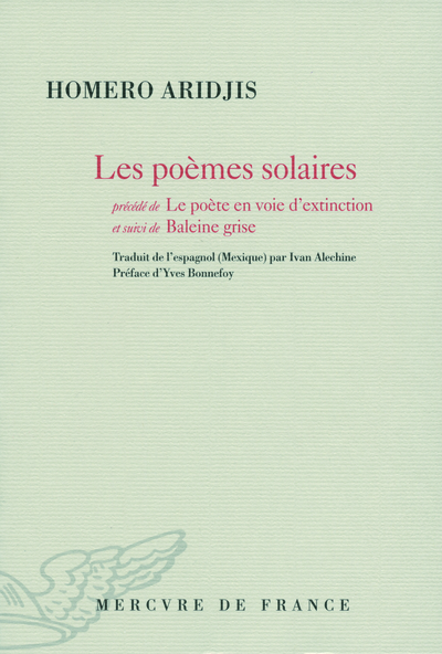 Poèmes solaires/Le poète en voie d'extinction/Baleine grise (9782715228979-front-cover)