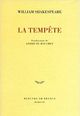 La Tempête (9782715207271-front-cover)