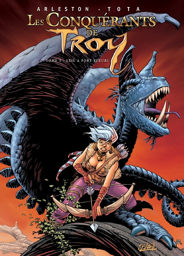 Les Conquérants de Troy T01, Exil à Port-fleuri (9782845656864-front-cover)